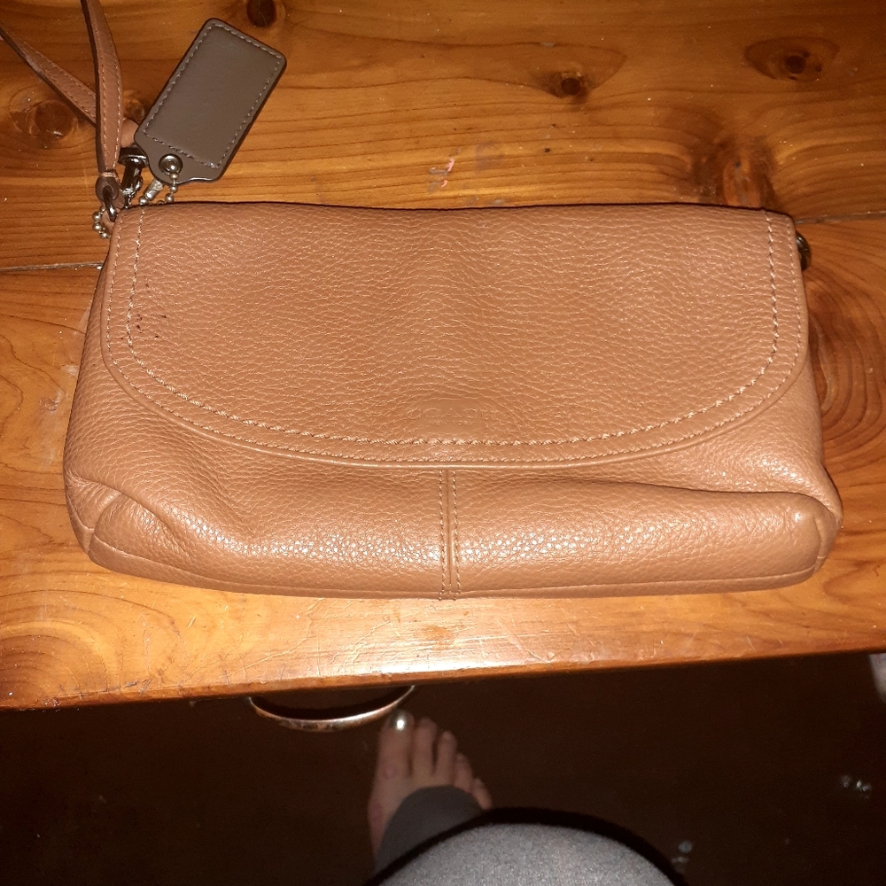 Coach large wristlet